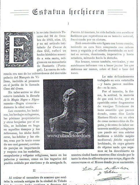 La estatua hechicera de Toledo