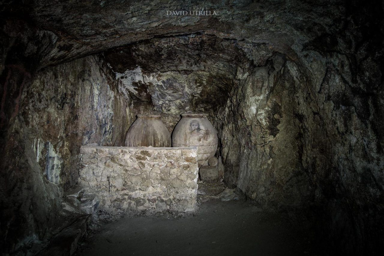 Cueva que visitamos en la Ruta Toledo Mágico