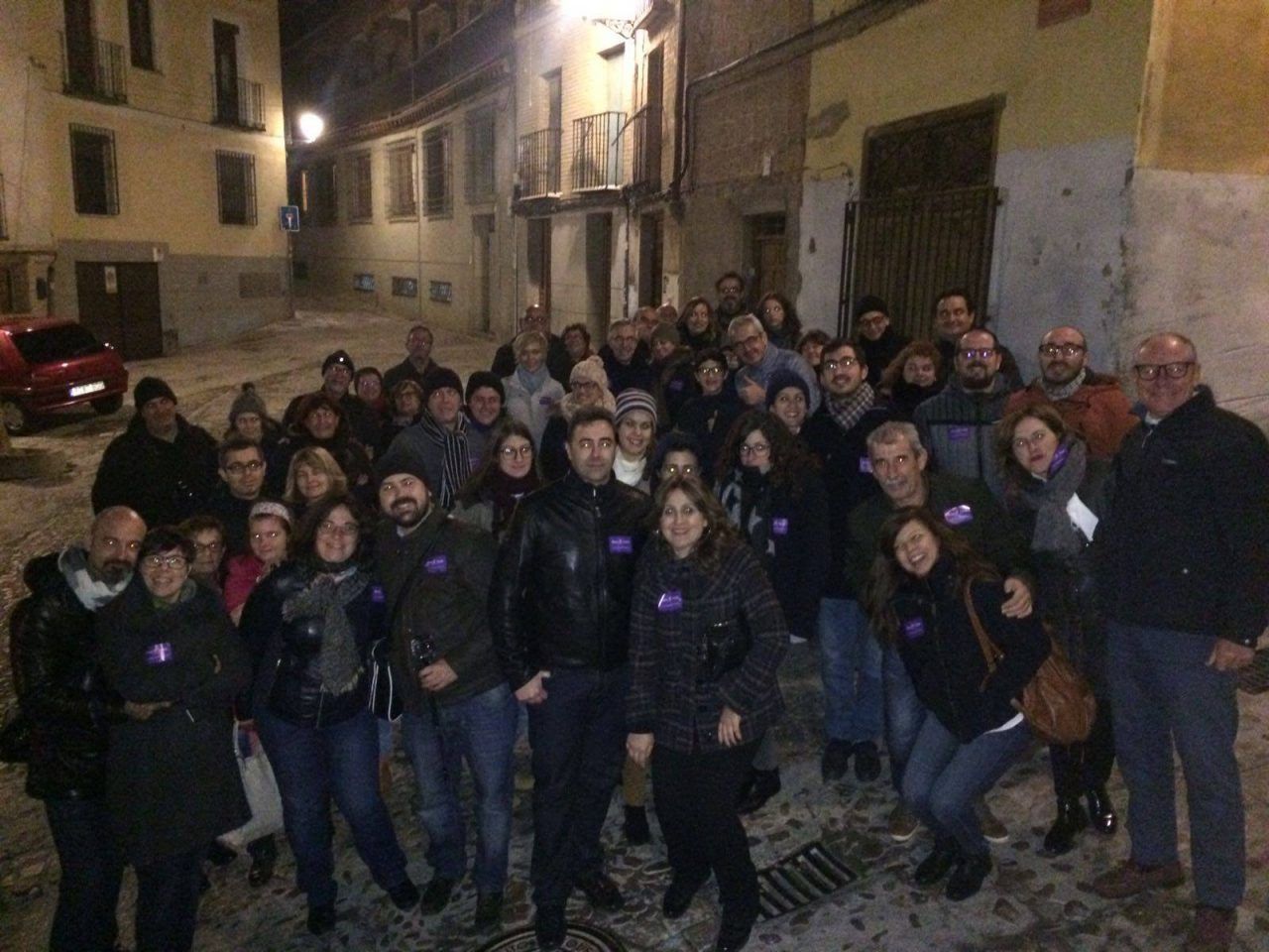 Foto de grupo en la ruta Toledo Mágico
