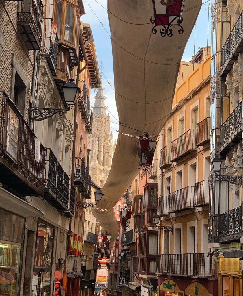 Decoración Corpus Christi Toledo 2019 en la Calle Comercio