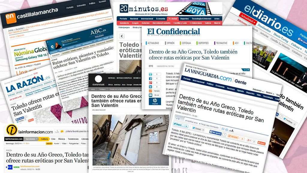 Toledo Erótico 2014, en la prensa