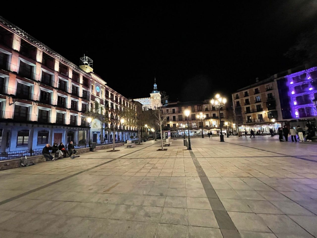 Plaza de Zocodover por la noche, 2021