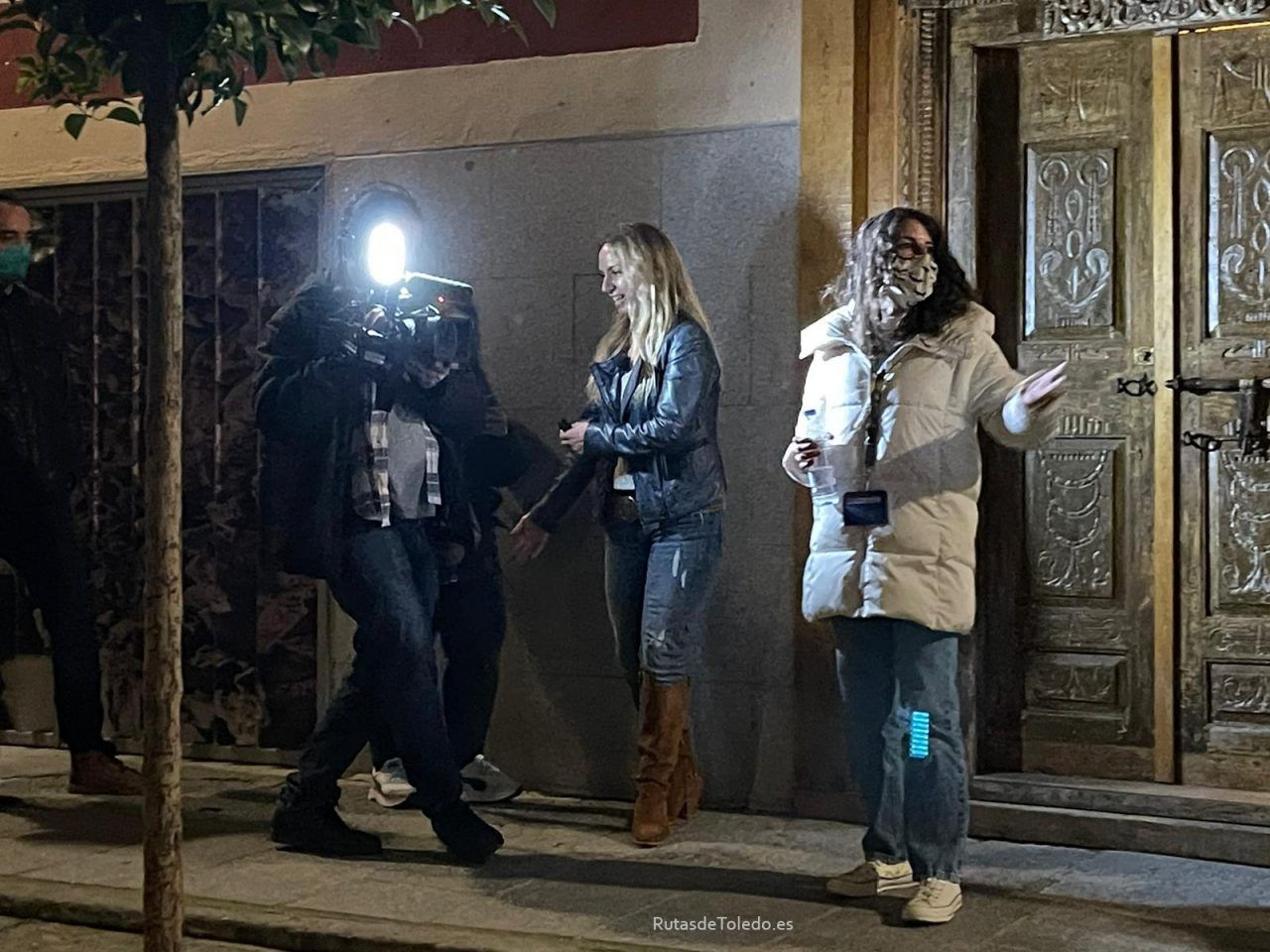 Grabación con Telemadrid en Toledo subterráneo