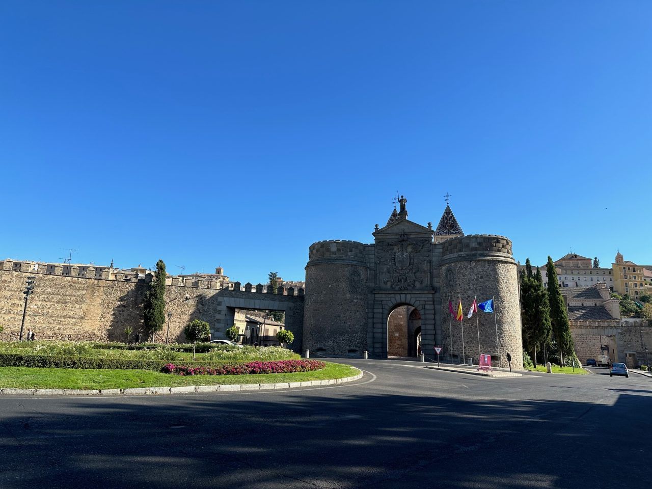 Puerta Bisagra en Toledo, 28 agosto 2023