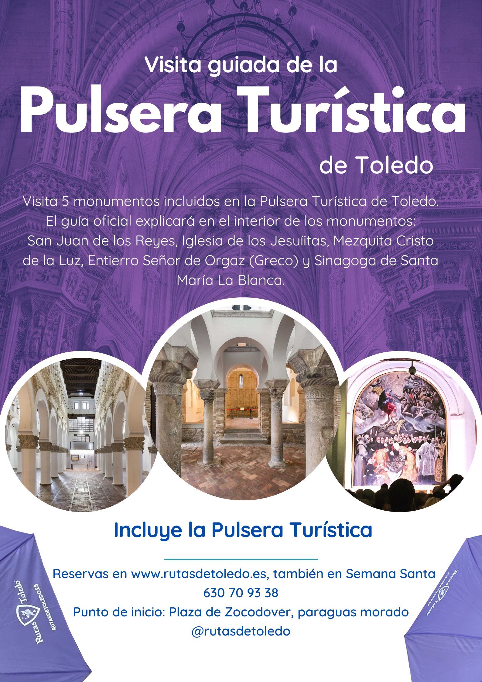 Cartel Ruta Pulsera Turística Toledo