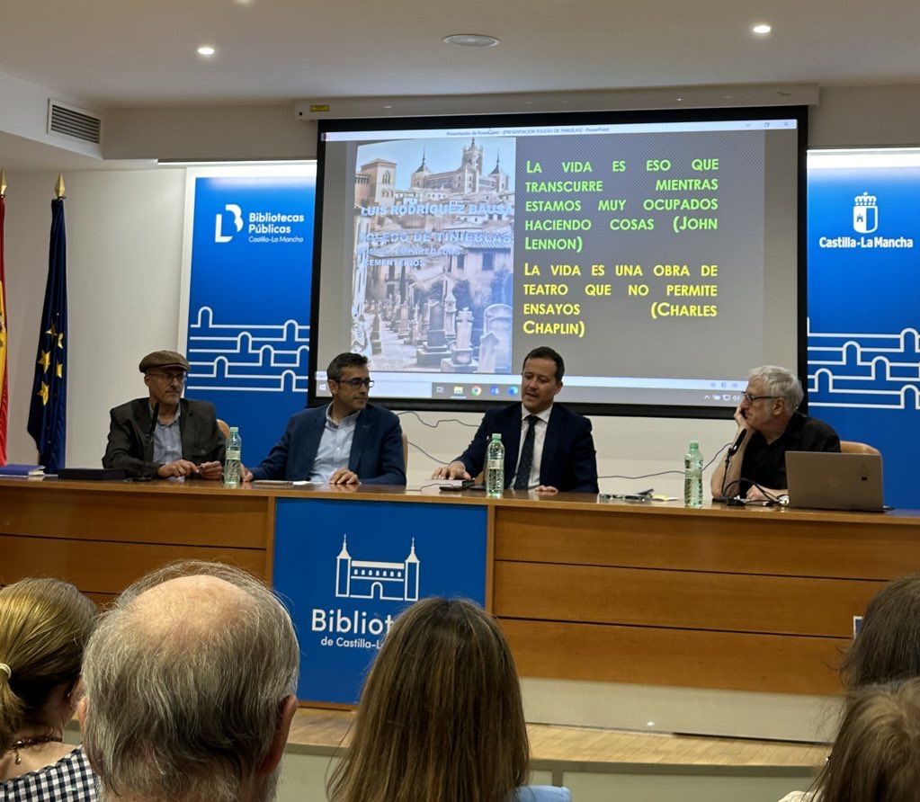 Presentación del libro "Toledo de Tinieblas" el 20/06/24 en la Biblioteca de Castilla-La Mancha