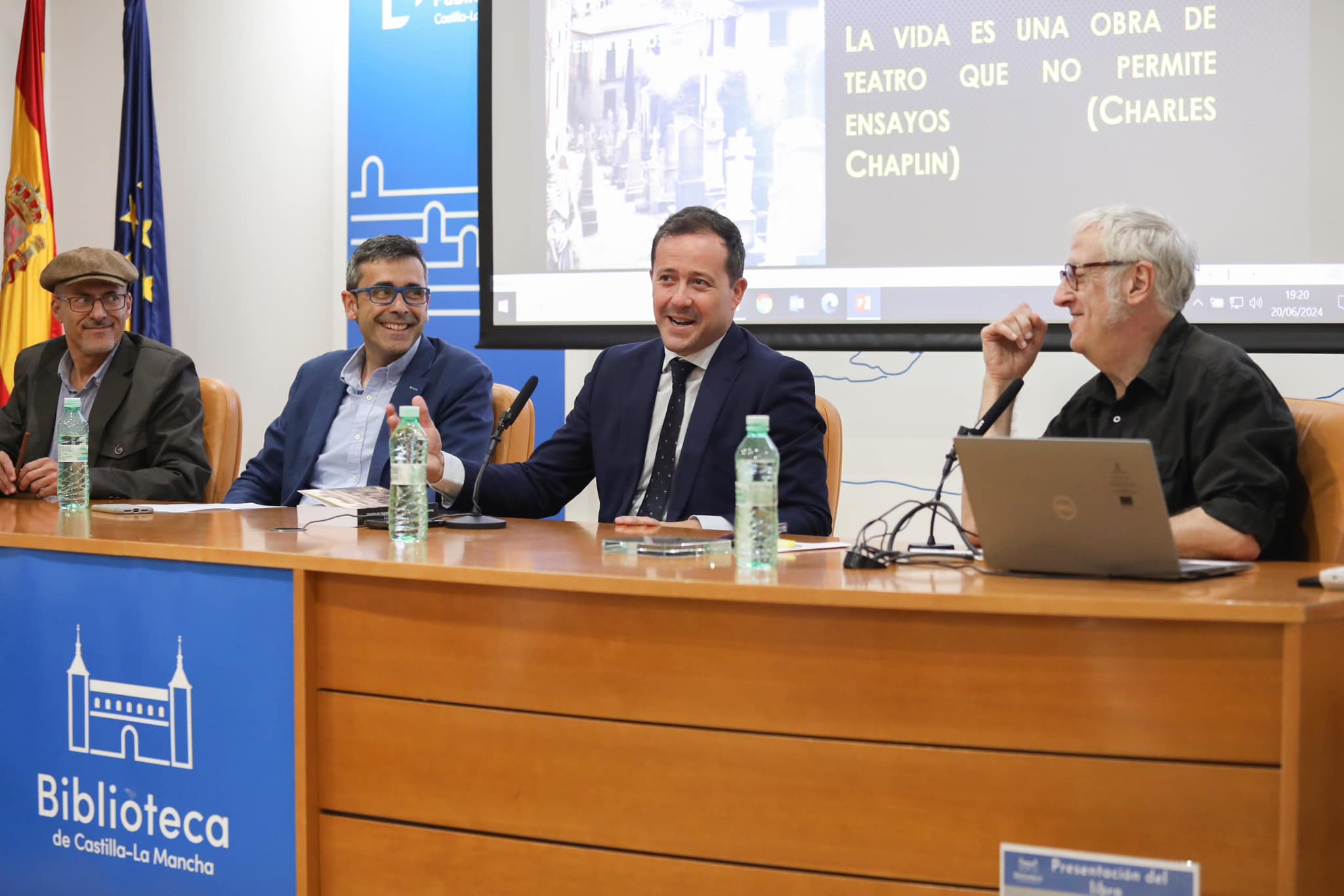 Presentación del libro "Toledo de Tinieblas" el 20/06/24 en la Biblioteca de Castilla-La Mancha. Foto Ayuntamiento de Toledo