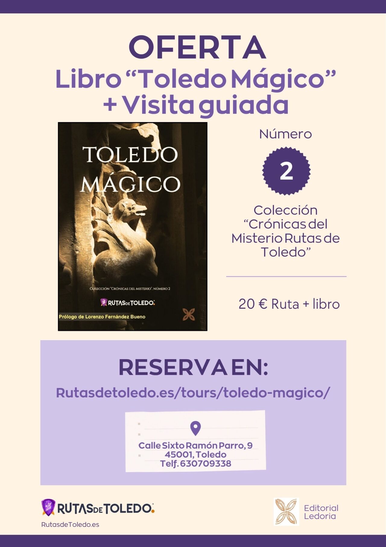 Oferta libro Toledo mágico + visita guiada