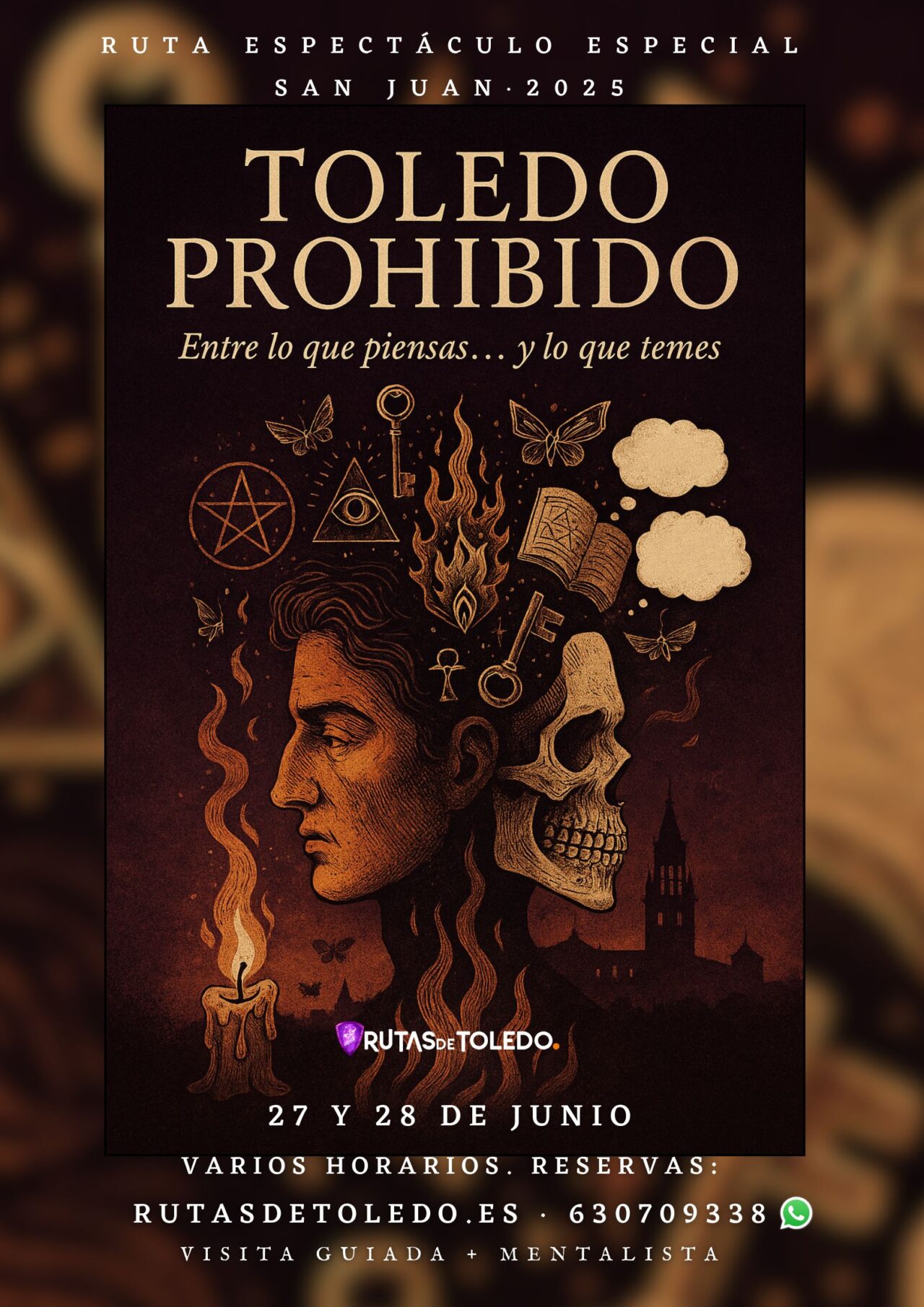 Toledo Prohibido. Ruta espectáculo especial noche de San Juan 2025