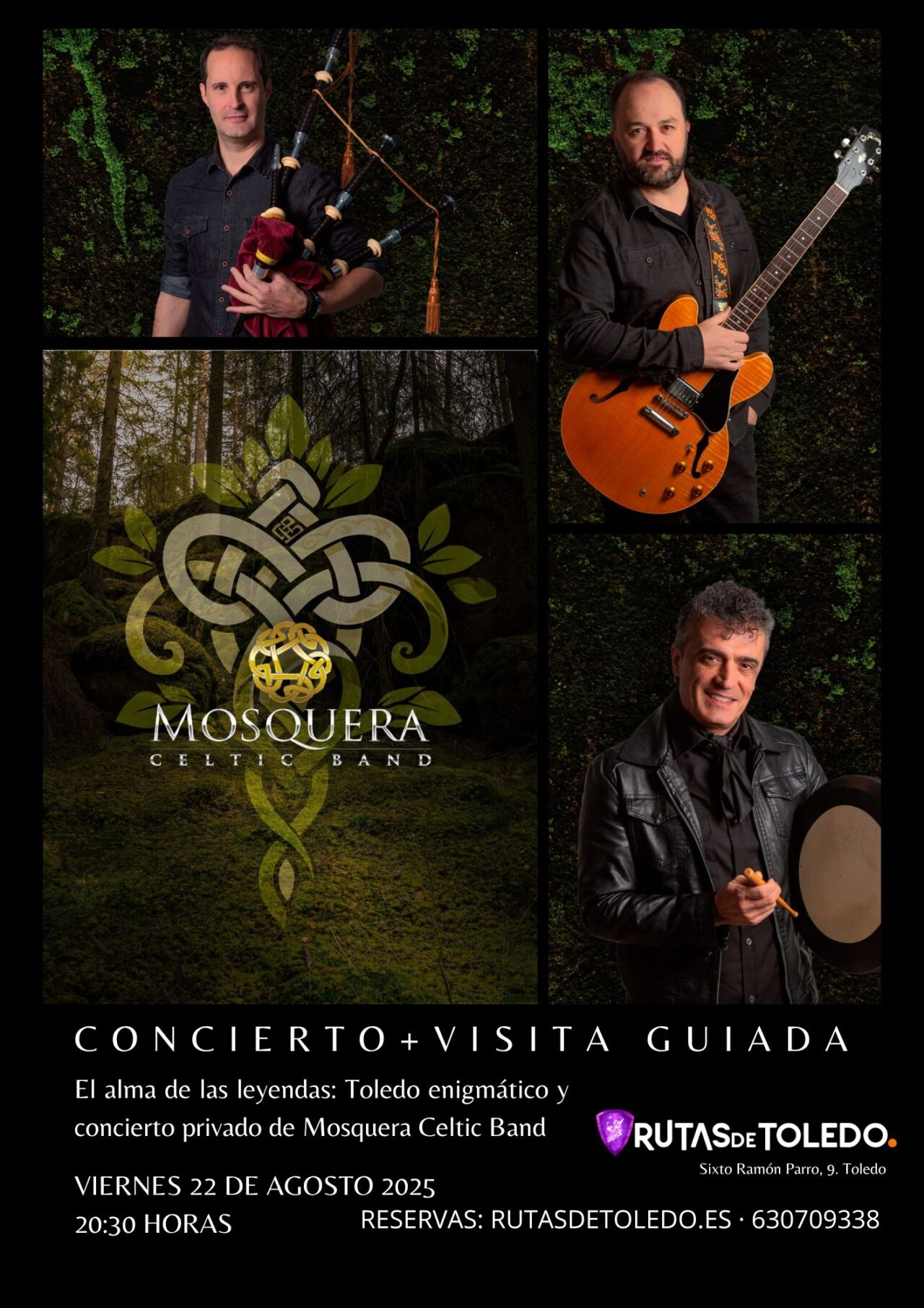 Visita guiada + concierto Mosquera Celtic Band 2025