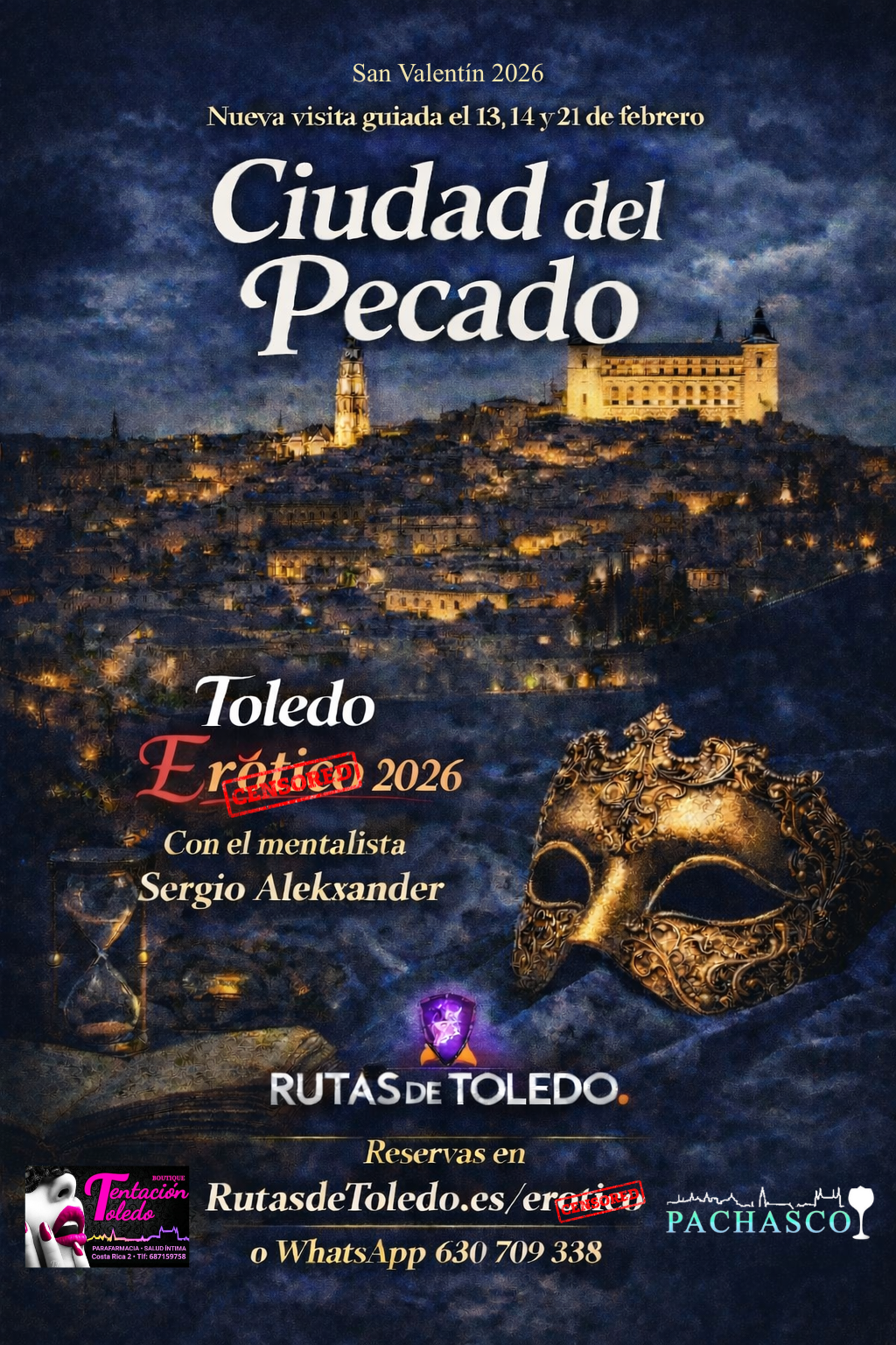 Toledo Erótico 2026: ciudad del Pecado